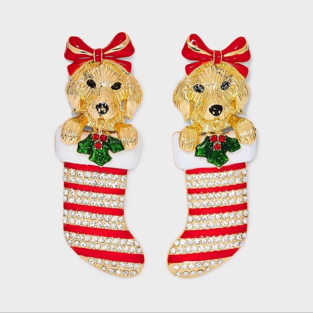 SUGARFIX by BaubleBar "Santa Paws"
Stud Earrings